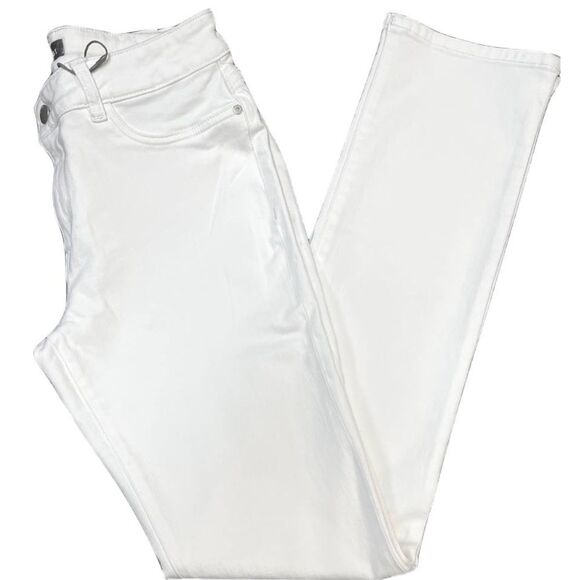 DL 1961 Midrise Curvy Straight white jeans size 29 - Picture 5 of 12